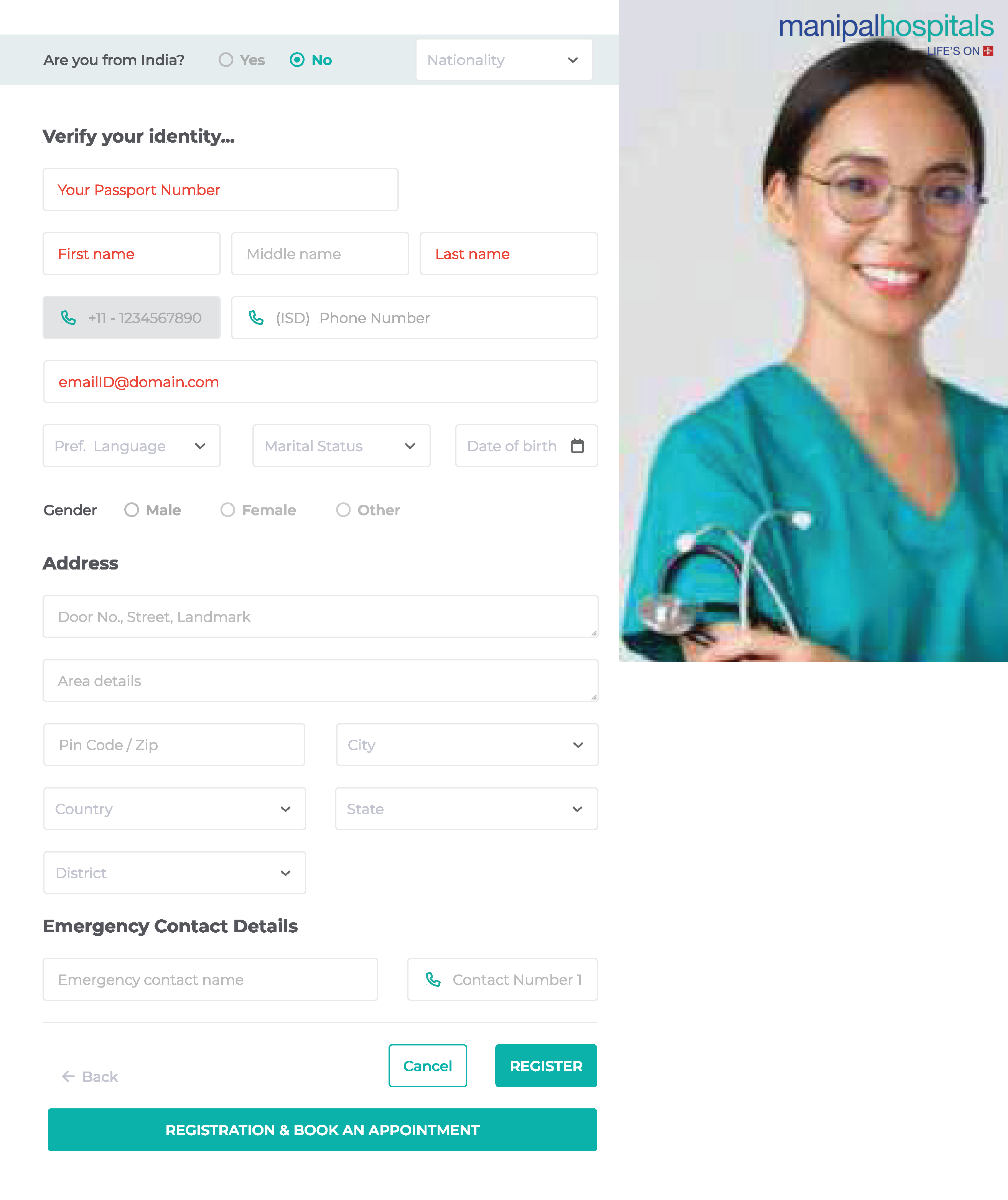 Manipal: Doctor Profile